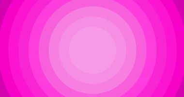 Pembe eşmerkezli çemberin hareket eden gölgelerinin canlandırması. Boş şablon kopyalama alanı konsepti dijital olarak oluşturulmuş video.