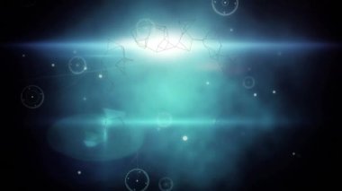 İstatistiklerle bağlantı ağı üzerinden değişen sayıların animasyonu. küresel sosyal medya, dijital arayüz, teknoloji ve bağlantılar konsepti dijital olarak oluşturulmuş video.