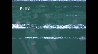 Bağlantı ve veri işleme arayüzü ve ağı ile ekranın animasyonu. küresel veri işleme, ağlar, bağlantılar ve dijital arayüz konsepti dijital olarak oluşturulmuş video.