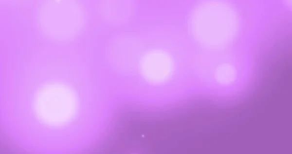 Image Glowing White Spots Light Moving Hypnotic Motion Purple Background — Stock Photo, Image