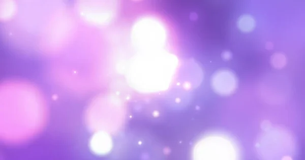 Bild Glühender Weißer Lichtflecken Die Sich Hypnotischer Bewegung Auf Violettem — Stockfoto