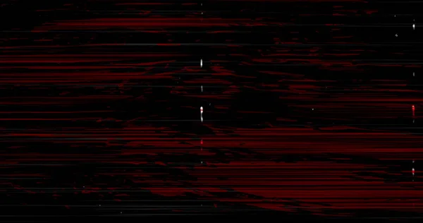 シームレスなループ上で動く複数の黒と赤の長方形と線のイメージ 繰り返しと動きの概念はデジタルで生成され — ストック写真