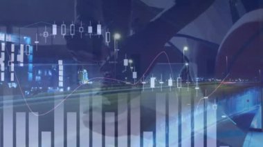 Basketbolcu üzerinden istatistik ve veri işleme animasyonu. global spor, dijital arayüz, teknoloji ve ağ konsepti dijital olarak oluşturulmuş video.