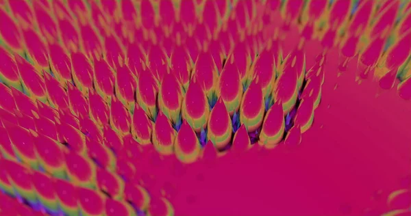 Immagine Molteplici Pennelli Colorati Che Muovono Formazione Cambiano Colore Astratto — Foto Stock