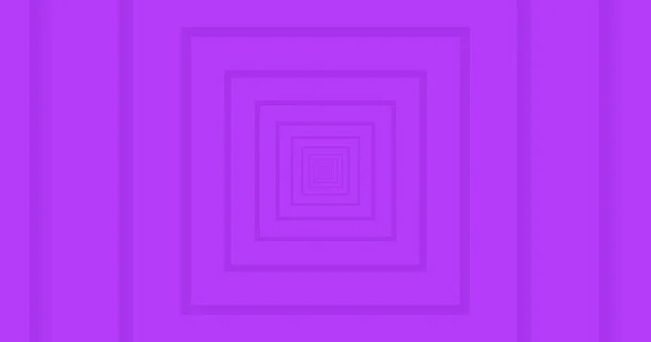 シームレスなループに放射する紫色の正方形の画像 繰り返しと動きの概念はデジタルで生成され — ストック写真