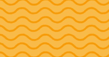 Sarı arkaplanda sarı dalgaların görüntüsü. Renk konsepti dijital olarak oluşturulmuş resim.