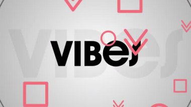 Beyaz zemin üzerinde kırmızı şekiller ve metin animasyonları. küresel bağlantılar, gemicilik ve teknoloji konsepti dijital olarak oluşturulmuş video.