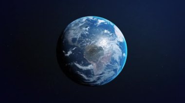 Dünya gezegenindeki bağlantı ağlarının animasyonu. küresel ağlar, dijital arayüz ve teknoloji konsepti dijital olarak oluşturulmuş video.