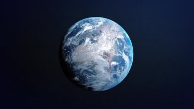 Dünya gezegenindeki parlayan bağlantı ağlarının animasyonu. küresel ağlar, dijital arayüz ve teknoloji konsepti dijital olarak oluşturulmuş video.