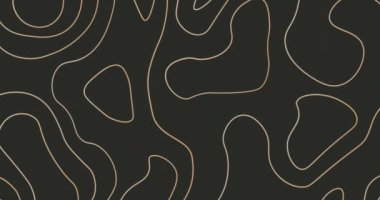 Siyah arka planda beyaz şekillerin animasyonu. moda ve aksesuarlar arka plan desen konsepti dijital animasyon.