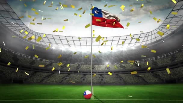 Animation Network Rotating Flag Ecuador Sports Stadium Sport Achievement  Competition — Stock Video © vectorfusionart #485366478