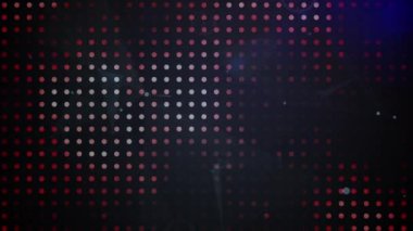 Noktalar ve bağlantılar ağının animasyonu. küresel bağlantılar, dijital arayüz ve teknoloji konsepti dijital olarak oluşturulmuş video.