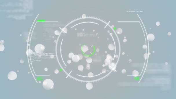 Animation Fond Motif Technologie Communication Concept Interface Numérique Vidéo Générée — Video