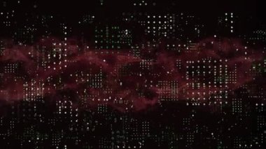 Siyah arka planda dönen DNA iplikçiklerinin animasyonu. küresel tıp, sağlık ve teknoloji konsepti dijital olarak üretilen video.