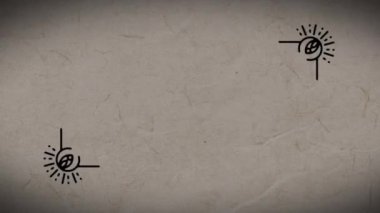 Mutlu arkadaş grubunun üzerine yanan tabakanın animasyonu. Bira içip eğleniyorlar. parti, kutlama, müzik ve eğlence konsepti dijital olarak oluşturulmuş video.