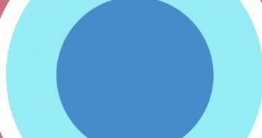 Başkanlık Günü metninin animasyonu ve mavi üzerine kırmızı, beyaz ve mavi yıldızlar. Vatanseverlik, bağımsızlık ve kutlama konsepti dijital olarak oluşturulmuş video.