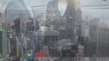 Dünya, uçak ve iş dünyasındaki bağlantıların animasyonu. küresel iş, seyahat ve bağlantılar dijital olarak oluşturulmuş video.