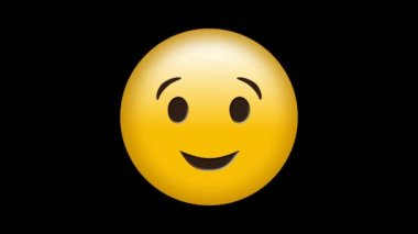 Siyah zemin üzerinde göz kırpan yüz ifadesi üzerinde film makarasının dijital animasyonu. ifade ve iletişim kavramı