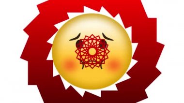 Neon çizgileri üzerinde pembe metalik harflerle başlayan metnin animasyonu. Video oyunu, eğlence ve dijital arayüz kavramı dijital olarak oluşturuldu.