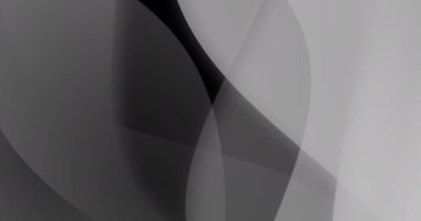 Animation of grey waving layers with copy space on black background. pattern, colour and movement concept digitally generated video.
