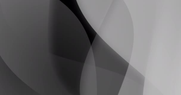 Animation Grey Waving Layers Copy Space Black Background Pattern Colour — Stock Video