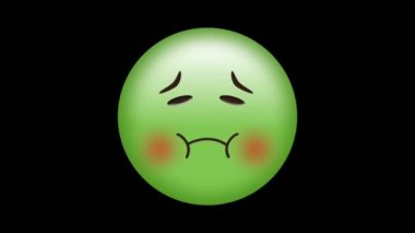 Siyah zemin üzerinde yüzen kırmızı parçacıkların dijital animasyonu. ifade ve iletişim kavramı