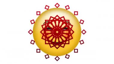 Animation of happy emoji icon over moving red shapes on black background. global social media and communication concept digitally generated video.