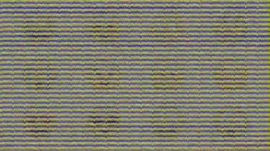 Gri arka planda birden fazla yüz emojisi üzerine televizyon statik etkisinin dijital animasyonu. ifade ve iletişim kavramı