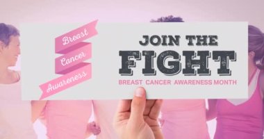 Çeşitli kadın gruplarından oluşan bir grup üzerinde meme kanseri metninin canlandırılması. Göğüs kanseri pozitif farkındalık kampanyası konsepti dijital olarak üretildi.