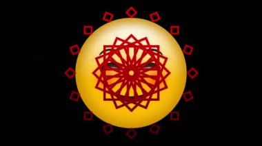 Digital animation of decorative designs over blushing face emoji against white background. expression and communication concept