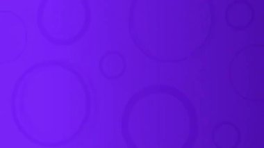 Mor arka planda yanıp sönen pembe neon halkaların animasyonu. hareket, enerji ve renk, soyut dijital arayüz arkaplan kavramı dijital olarak oluşturulmuş video.