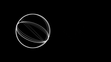 Mavi ok ve siyah arkaplanda dönen dünya üzerindeki başarı metninin animasyonu. küresel iş, bağlantılar, iletişim ve teknoloji konsepti dijital olarak oluşturulmuş video.