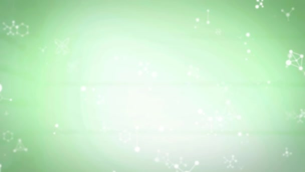 Анімація Мереж Язку Плавають Блідо Зеленому Тлі Глобальна Комунікація Цифрова — стокове відео
