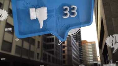 Artan sayılara sahip ikonlardan ve yüksek binalara karşı çoklu konuşma baloncukları üzerine yazılmış metinlerden hoşlanmıyorlar. Sosyal medya ağı ve teknoloji kavramı