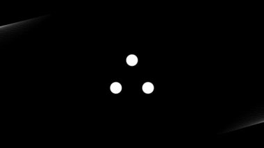 Beyaz patikaların üzerinden veri yükleme halkası animasyonu. iletişim teknolojisi, veri paylaşımı ve dijital arayüz konsepti dijital olarak oluşturulmuş video.