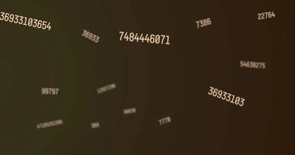 Multiple Changing Numbers Alphabets Multiple Changing Numbers Black Background School — Stock Photo, Image