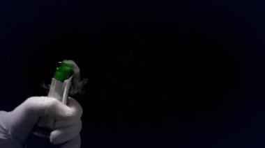 Barmenin orta kısmında bir şampanya şişesi açan bağlantılar ağı. Yeni yıl partisi ve kutlama konsepti