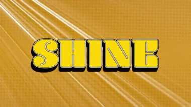 Turuncu arkaplanda parlak metin animasyonu. arkaplan, sosyal medya ve iletişim konsepti dijital olarak oluşturulmuş video.