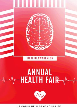 Tıp ve sağlık metninin bileşimi mavi arka plandaki tıbbi ikonlar üzerinde. sağlık ve refah etkinliği tanıtım iletişimi konsepti dijital olarak oluşturulmuş görüntü.