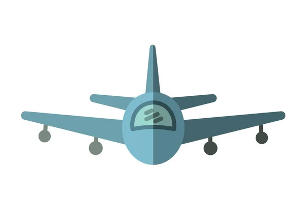Composition of blue plane icon on white background. leisure and entertainment concept digitally generated image.