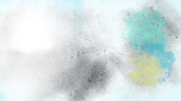 Animación Rayas Color Pastel Sobre Fondo Cielo Nublado Concepto Diseño — Vídeo de stock