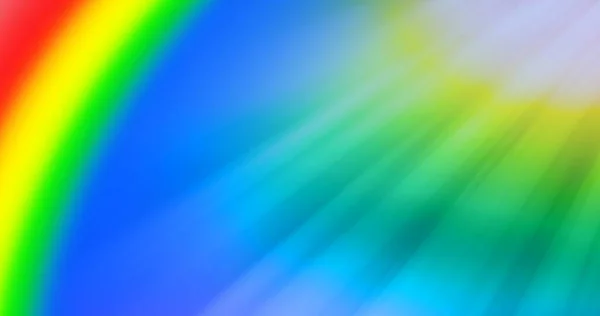 Sol Brillante Sobre Fondo Colores Del Arco Iris Lgbtq Orgullo — Foto de Stock