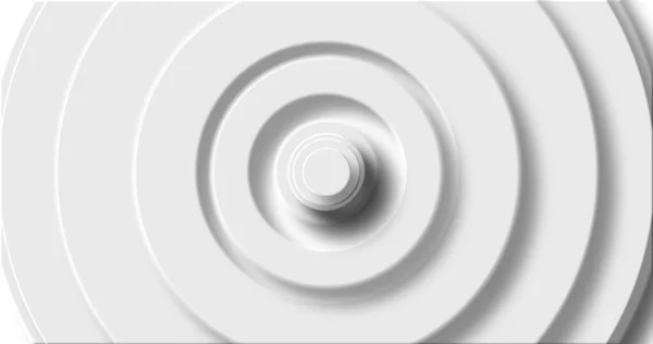 Bild Von Weißen Kreisschichten Die Auf Weißem Hintergrund Pulsieren Muster — Stockfoto