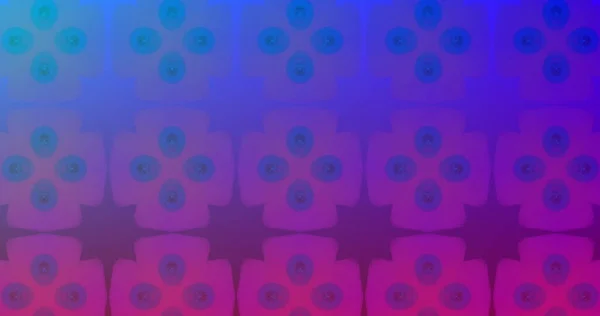 Imagem Caleidoscópio Formas Abstratas Rosa Azul Roxo Movendo Loop Sem — Fotografia de Stock