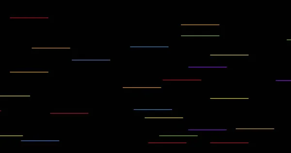 Siyah Arka Planda Gökkuşağı Renginde Çizgiler Lgbtq Gurur Eşitlik Kutlaması — Stok fotoğraf
