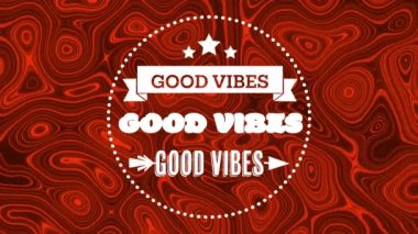 Kırmızı arkaplanda titreşimlerin canlandırması. Sosyal medya ve iletişim arayüzü kavramı dijital olarak oluşturulmuş video.