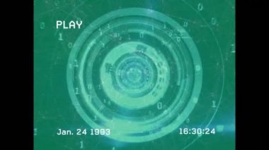 Bağlantı ağı üzerindeki parazitin animasyonu. küresel sosyal medya, bağlantılar ve dijital arayüz konsepti dijital olarak oluşturulmuş video.