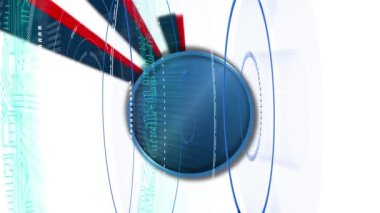 4 Temmuz Bağımsızlık Günü 'nün animasyonu Amerika bayrağı üzerine yazılmış bir metin. Amerikan vatanseverliği, bağımsızlık ve kutlama konsepti dijital olarak oluşturulmuş video.