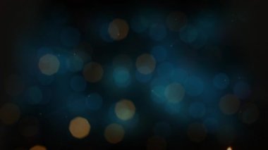 Işığın yanıp sönen noktalarıyla yanan mumların animasyonu. Anma, kutlama ve gelenek konsepti dijital olarak oluşturulmuş video.