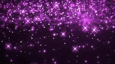 Mor soyut arkaplan üzerinde mavi ve sarı harflerle funk metnin animasyonu. çevrimiçi video oyunu ve dijital arayüz kavramı dijital olarak oluşturuldu.